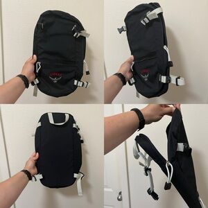 •OSPREY• Clip On Pack Black Zippered